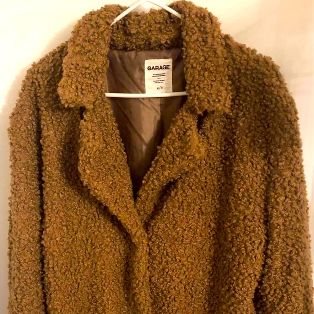 Ladies oversized teddy bear coat from Garage
